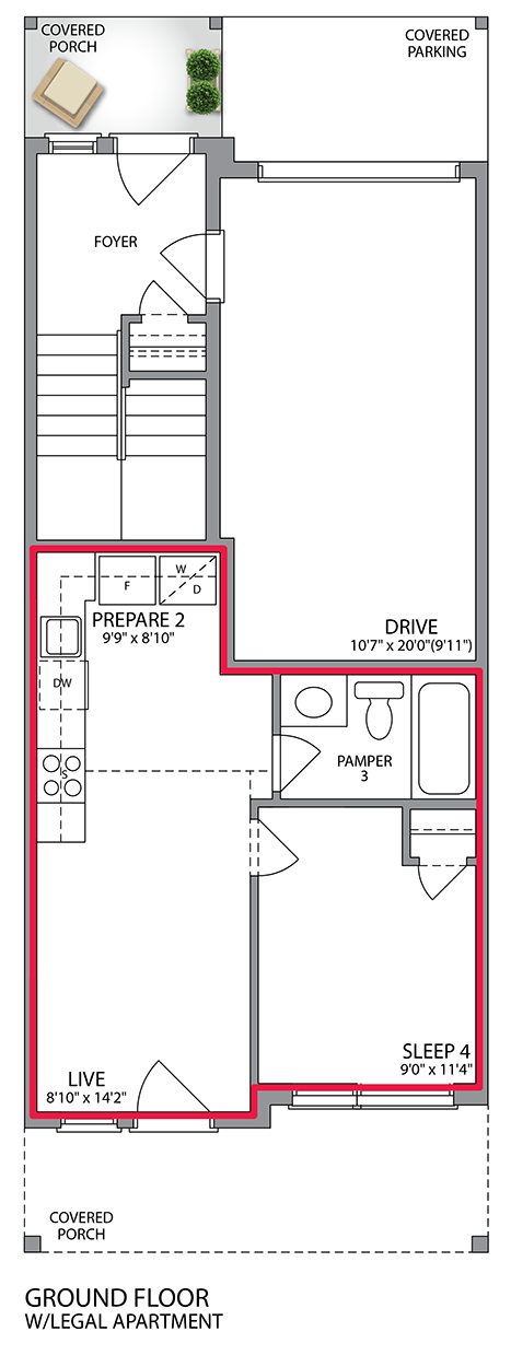 The Current ground floor plan