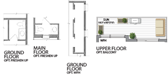 The Mist optional floor plan layouts