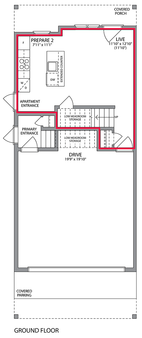 The Spray ground floor plan